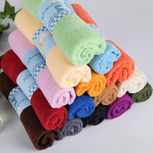 【8143-超细纤维25*50毛巾】纯涤毛巾批发 清洁巾/百洁布