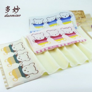 【6334-三只熊毛巾】洁丽雅同款  高档纯棉毛巾 超市专供