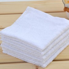 【BF2118-18克小方巾】白色酒店一次性方巾