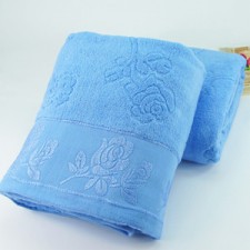 【6902-玫瑰花单人毛巾被】加厚加大 成人单人毛巾被