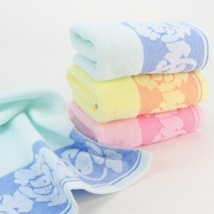 【6302-牡丹毛巾】32股纯棉面巾 超市福利特工 可定制