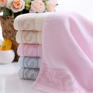 【6389-3-波浪叶毛巾】棉 超柔面巾 礼品毛巾