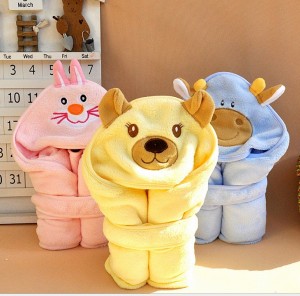 【9358- 韩国信封式抱被】 婴儿抱毯 浴巾 盖毯