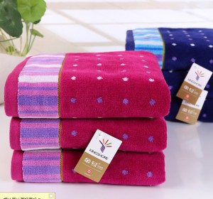 【6661 满天星毛巾】金号同款 高端男士深色面巾 大毛巾