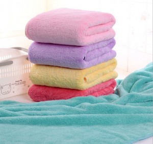 【9357-珊瑚绒浴巾】韩国巾 珊瑚绒超大 超柔 吸水 大浴巾 不掉毛